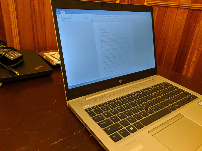 Illustration for article titled HP SureView privacy screen